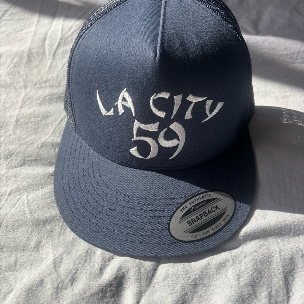 LA CITY 59 Navy Snapback Hat